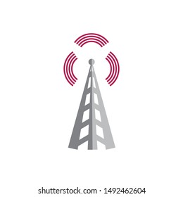 signal logo template vector icon design