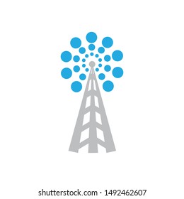 signal logo template vector icon design