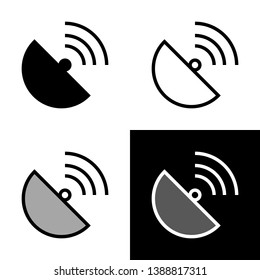 signal network connection icon vector