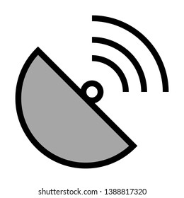 signal network connection icon vector