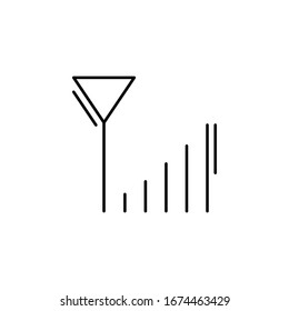 Signal, networking icon. Simple line, outline vector elements of storage and cloud icons for ui and ux, website or mobile application