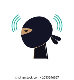 Signal Ninja Logo Icon Design