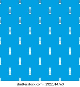 Signal pattern vector seamless blue repeat for any use