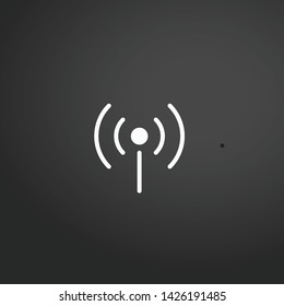 Signal Post vector icon. Signal Post concept stroke symbol design. Thin graphic elements vector illustration, outline pattern for your web site design, logo, UI. EPS 10.