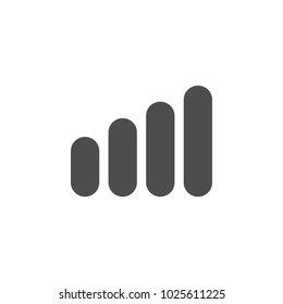 signal scale icon. Elements of web icon. Premium quality graphic design icon. Signs and symbols collection icon for websites, web design, mobile app on white background