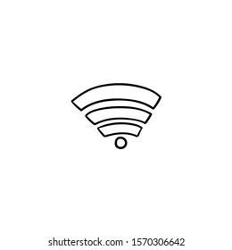 signal sign doodle icon vector hand drawing 