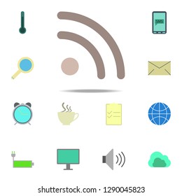 signal sign icon. color web icons universal set for web and mobile