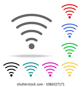signal sign icons. Elements of human web colored icons. Premium quality graphic design icon. Simple icon for websites, web design, mobile app, info graphics on white background
