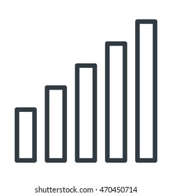 Signal Strength Colored Vector Icon