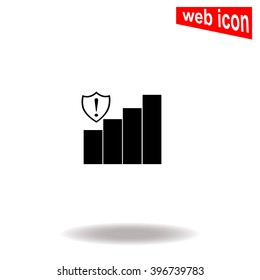 Signal strength indicator icon.