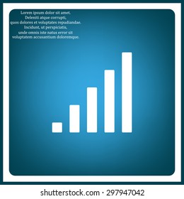 signal strength indicator. icon. vector design