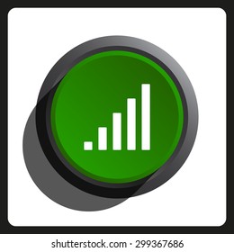 signal strength indicator. icon. vector design