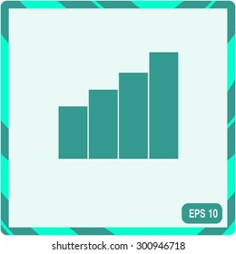 signal strength indicator. icon. vector design