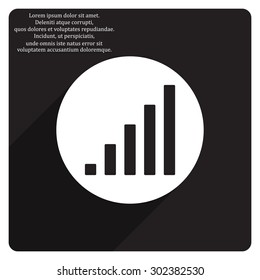 signal strength indicator. icon. vector design