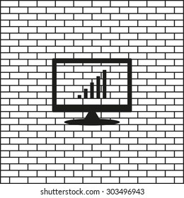 signal strength indicator. icon. vector design