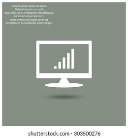 signal strength indicator. icon. vector design