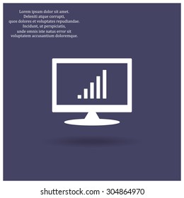signal strength indicator. icon. vector design