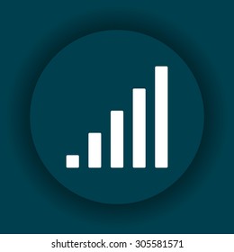 signal strength indicator. icon. vector design