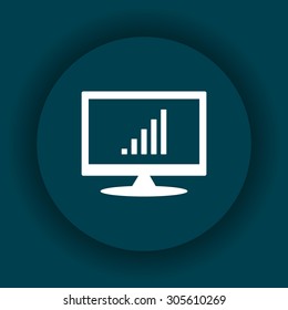 signal strength indicator. icon. vector design