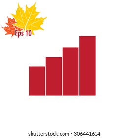 signal strength indicator. icon. vector design