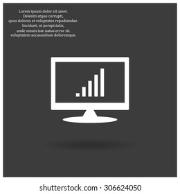 signal strength indicator. icon. vector design