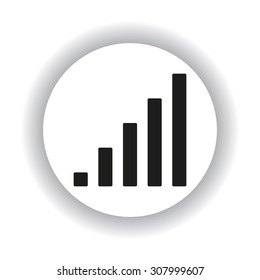signal strength indicator. icon. vector design
