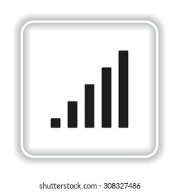 signal strength indicator. icon. vector design