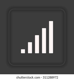 signal strength indicator. icon. vector design