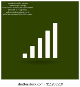 signal strength indicator. icon. vector design