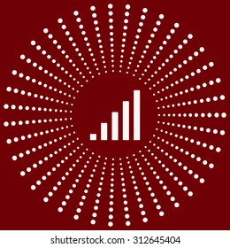 signal strength indicator. icon. vector design