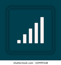 signal strength indicator. icon. vector design