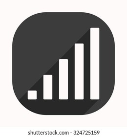 signal strength indicator. icon. vector design