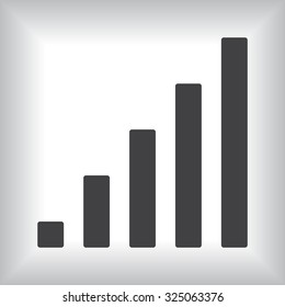 signal strength indicator. icon. vector design