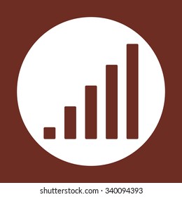 signal strength indicator. icon. vector design