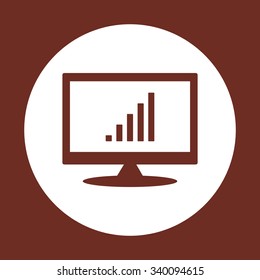 signal strength indicator. icon. vector design