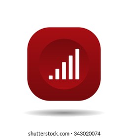 signal strength indicator. icon. vector design