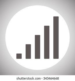 signal strength indicator. icon. vector design