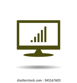 signal strength indicator. icon. vector design