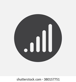 signal strength indicator. icon. vector design