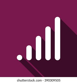 signal strength indicator. icon. vector design