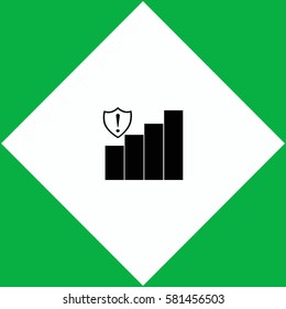 Signal strength indicator  icon Vector design