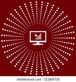 signal strength indicator, open access. icon. vector design