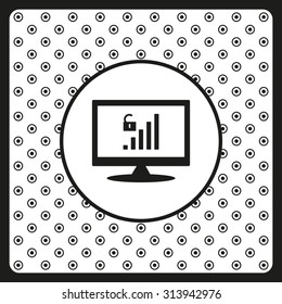 signal strength indicator, open access. icon. vector design