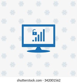 signal strength indicator, open access. icon. vector design
