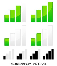 Signal strength indicator set