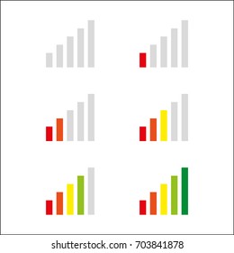Signal strength indicator template.