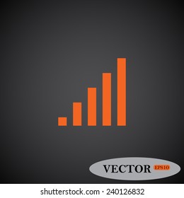 signal strength indicator ,  vector, EPS 10