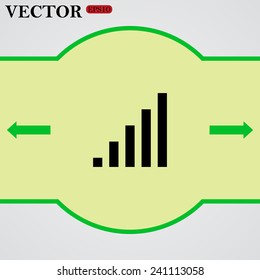 signal strength indicator ,  vector, EPS 10