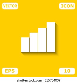 Signal strength indicator. Vector icon