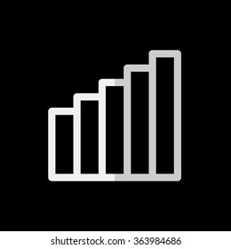 Signal strength indicator  - vector icon
